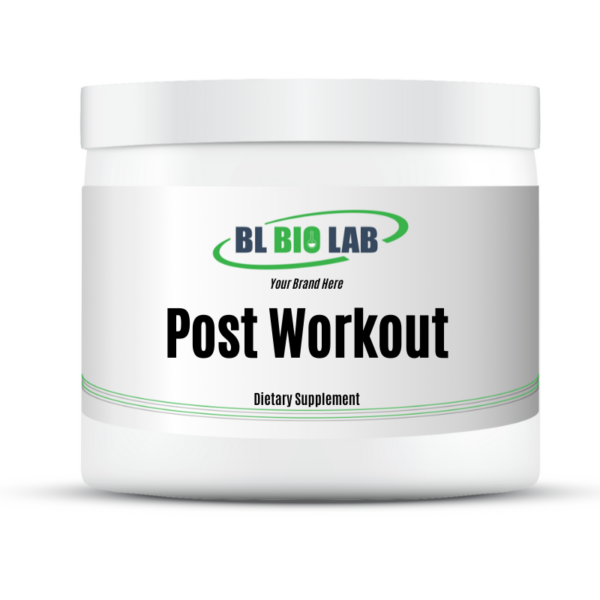 Private Label Post Workout Supplement Manufacturing