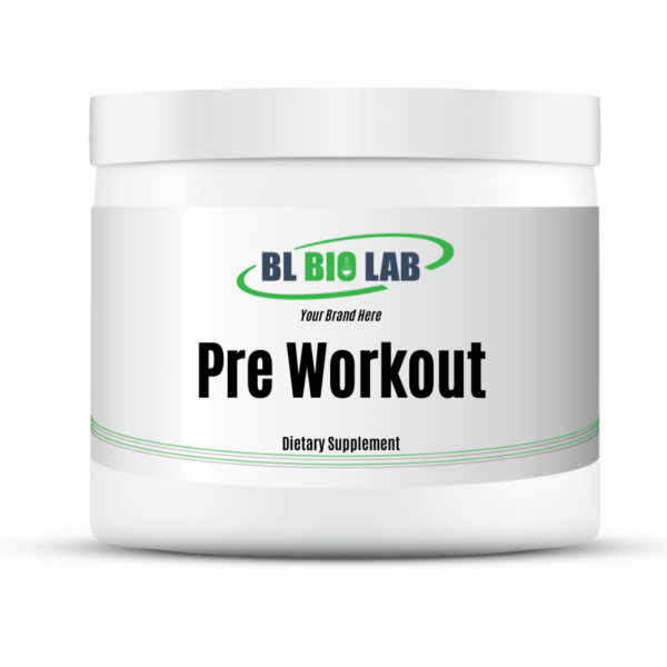 Private Label Pre Workout Supplement Manufacturing