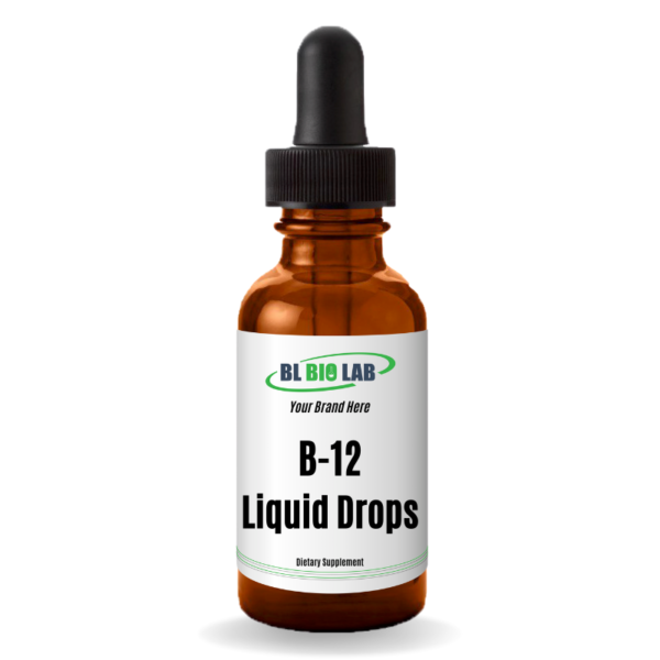 Private Label Liquid B-12 Drops Supplement Manufacturing