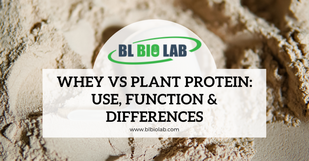 Whey vs Plant Protein Use, Function &amp; Differences