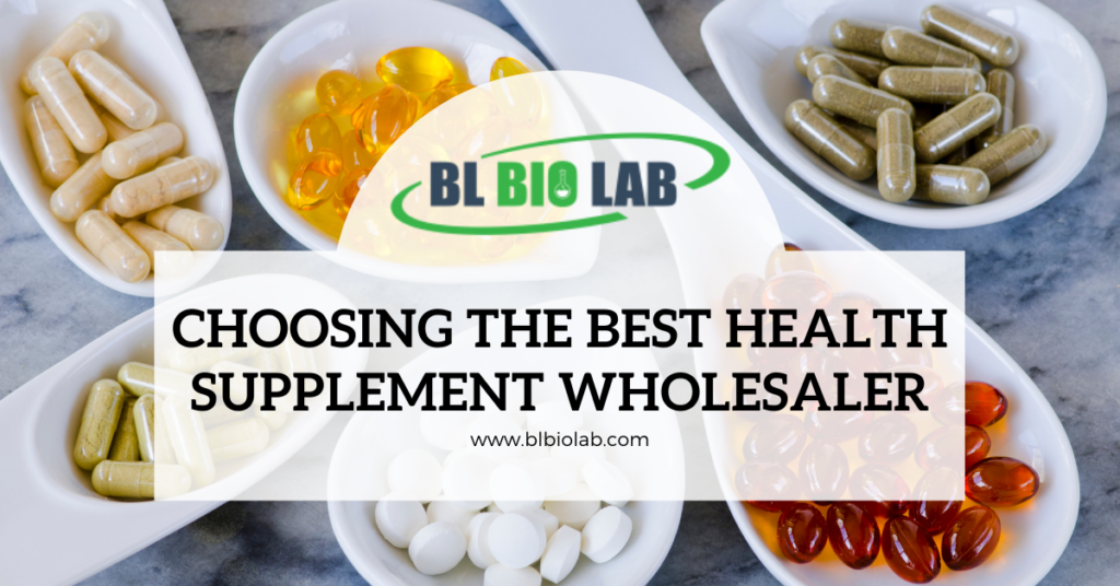 Choosing the Best Health Supplement Wholesaler