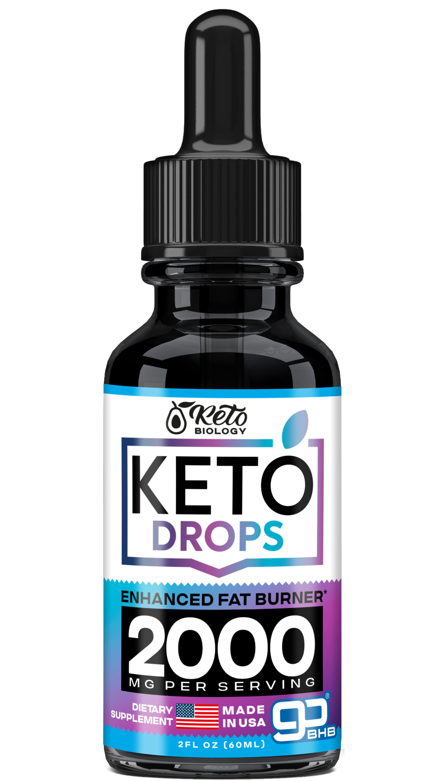 Ketobiology Keto Drops Dietary Supplement, 2 oz
