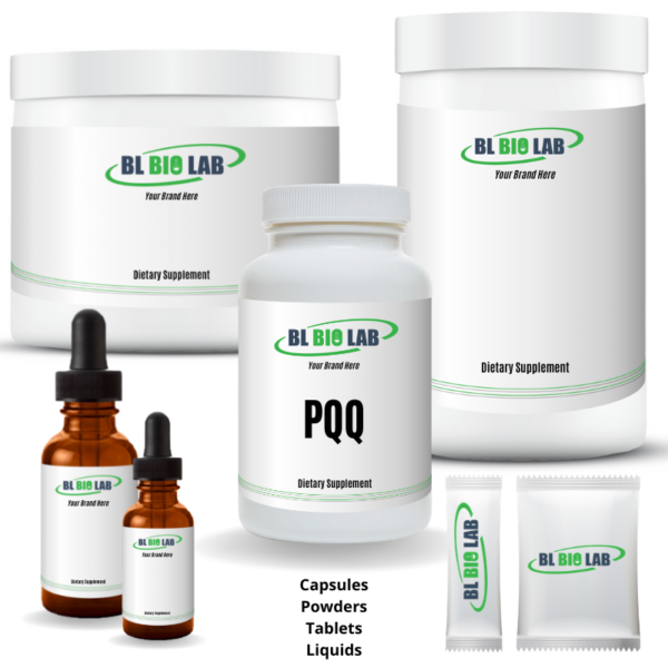 Private Label PQQ Supplement Manufacturing (Pyrroloquinoline Quinone)