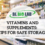 Safe Storage for Vitamins and Supplements